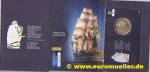 2 Euro Sondermünze Italien 2025 Amerigo Vespucci bu.